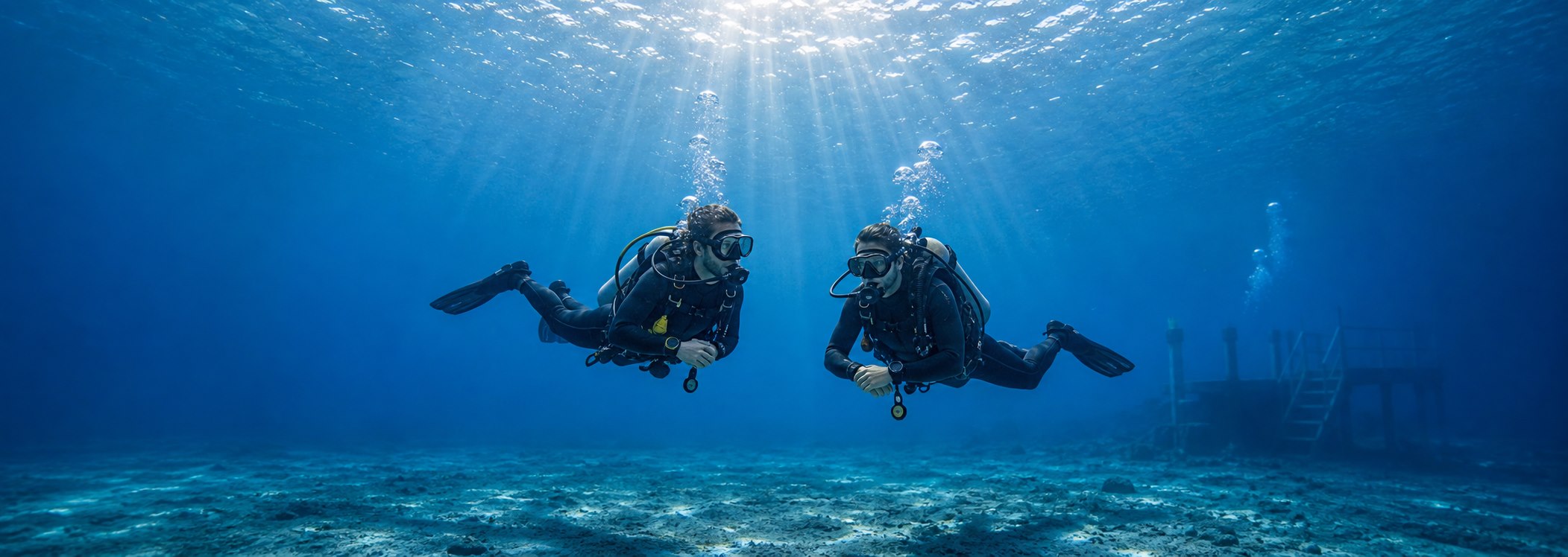 Taucher beim Tauchgang mit BEYOND DIVING in Baldham