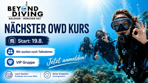Open Water Diver wir suchen noch Teilnehmer